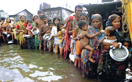 উত্তরাঞ্চলে ত্রাণের জন্য হাহাকার